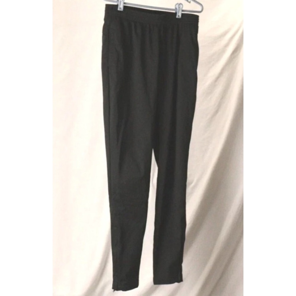 Augusta Track Pants Women Medium Black Excellent Ankle Zip‎ Tapered Joggers
